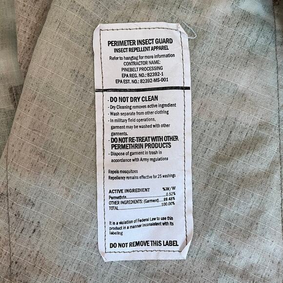 Military Large Long Jacket Shirt Camo ACU OCP Combat Coat Field 8415-01-623-5553 - Picture 6 of 7